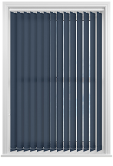 Roma (FR), Dark Blue - Vertical Blind